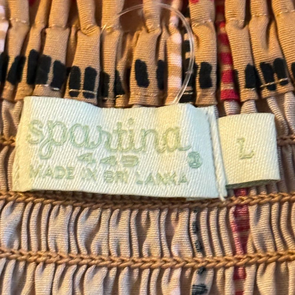 Spartina 449 Terracotta Check Maxi Dress - Picture 7 of 9